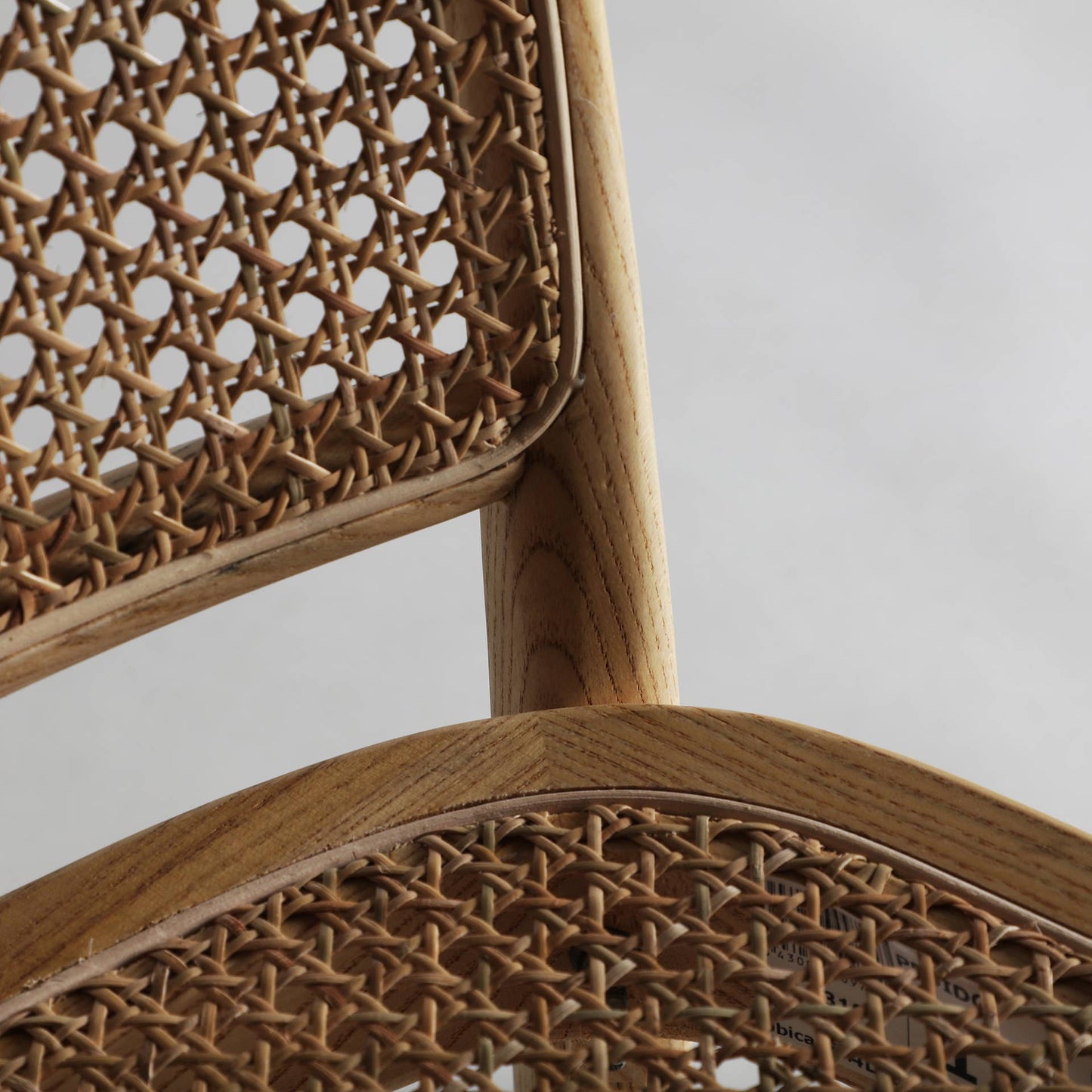 Chaise Kleive, bois d'orme, naturel, 45x52x81cm