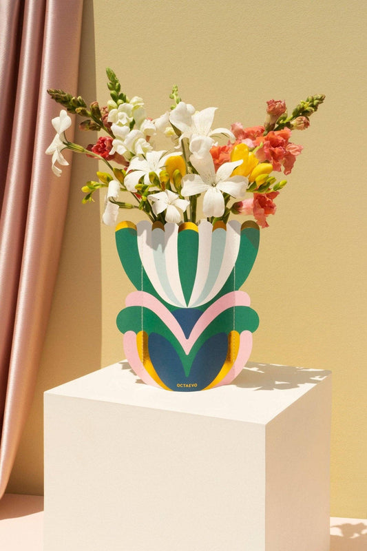 Vase mini Elysia pour fleurs en papier | Décoration d'intérieur | Cadeau de luxe