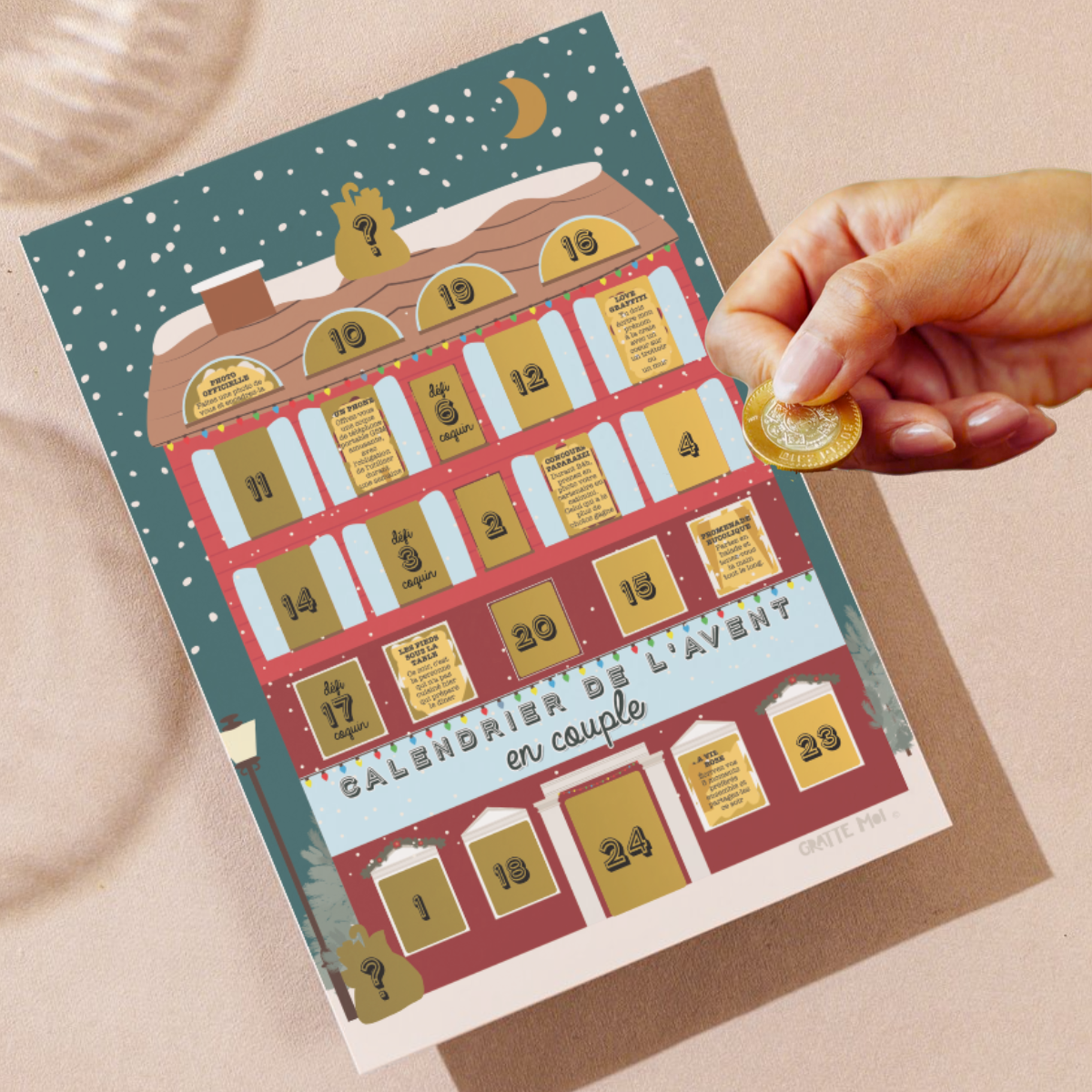 En couple - Calendrier de l'Avent - Attendre Noël