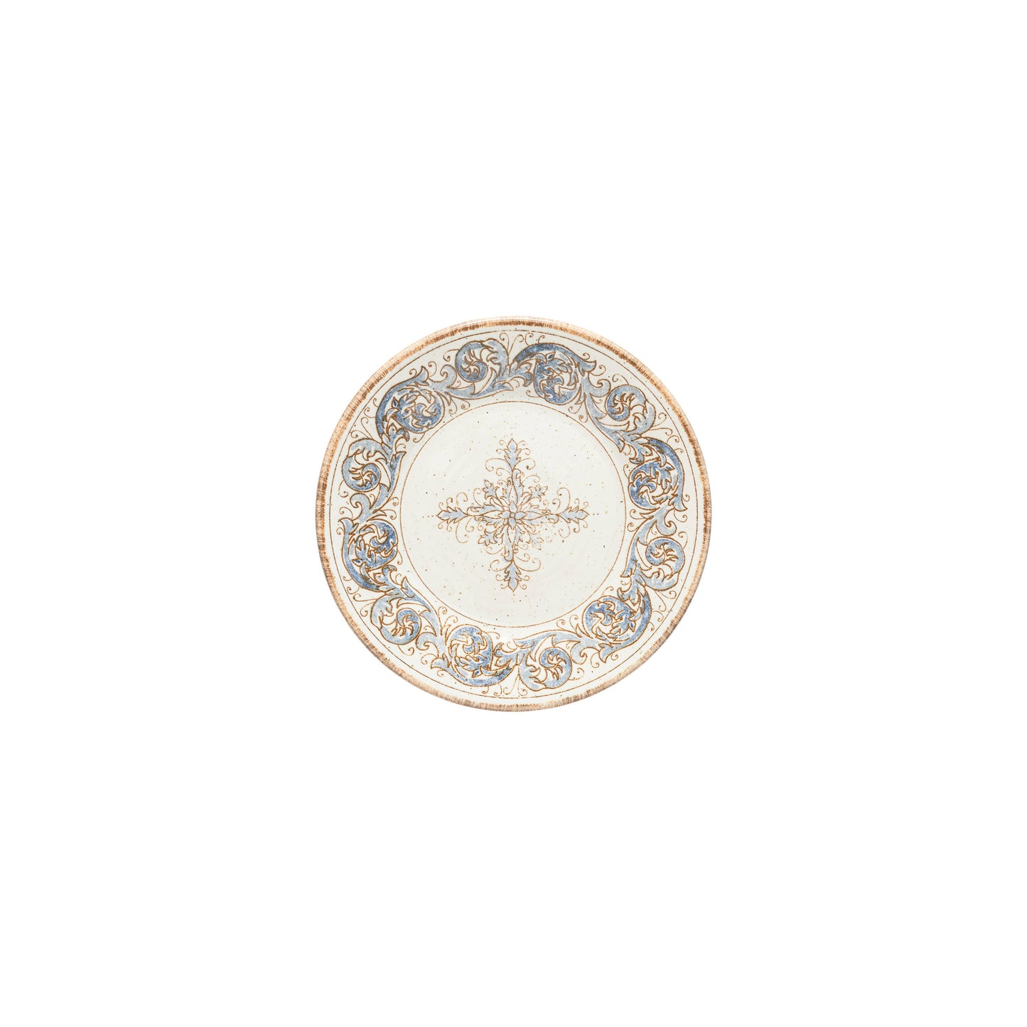 Assiette à Apéritif 17 - Sardegna - White-Cagliari Blue