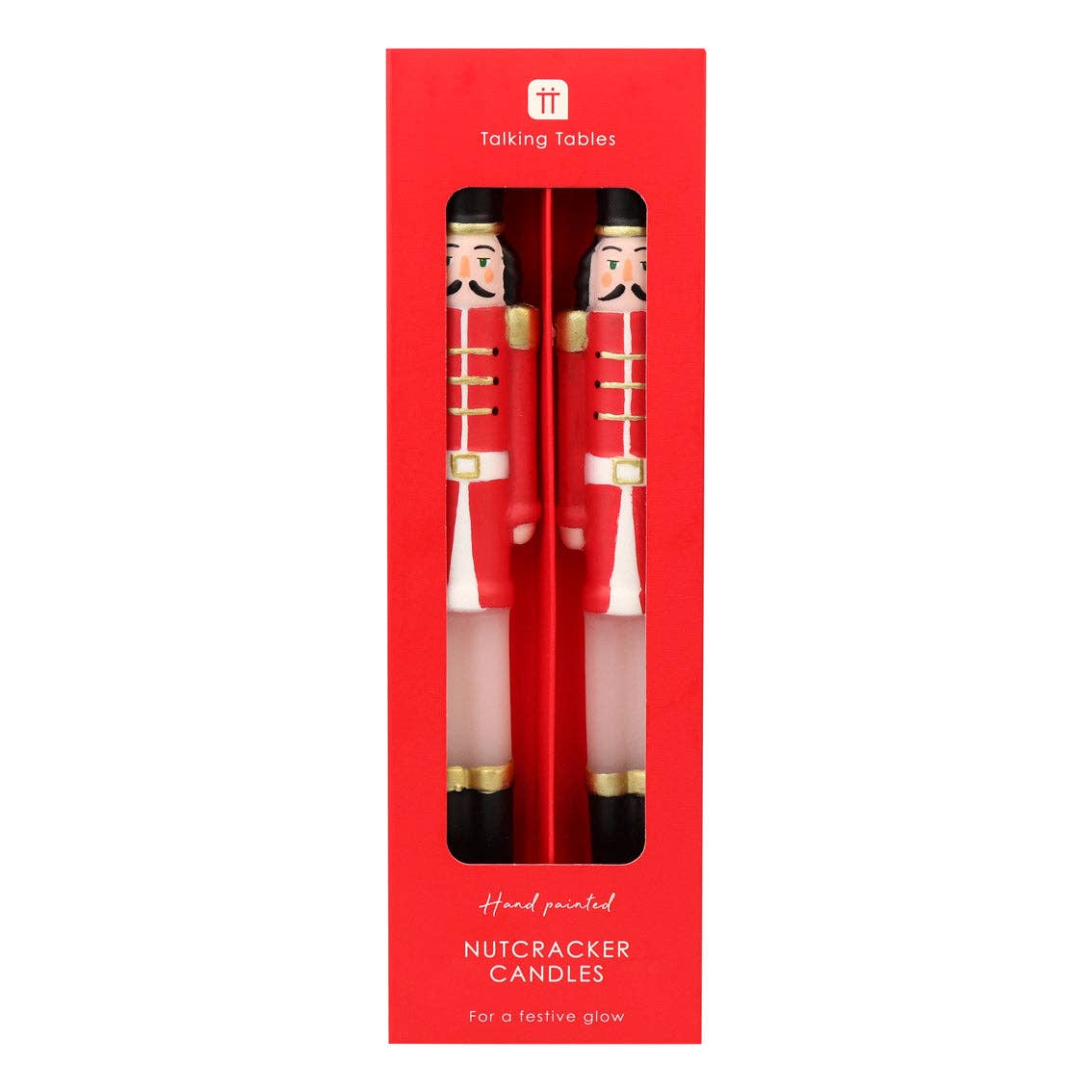 Bougies de Dîner de Noël Casse-Noisette - Lot de 2