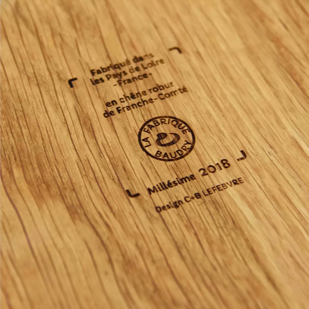 Grande Pelle - planche apéro en bois de Chêne Français
