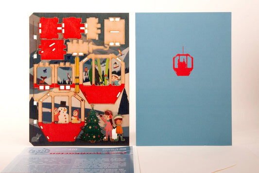 Carte de vœux décorative 3D Gondola (copie)