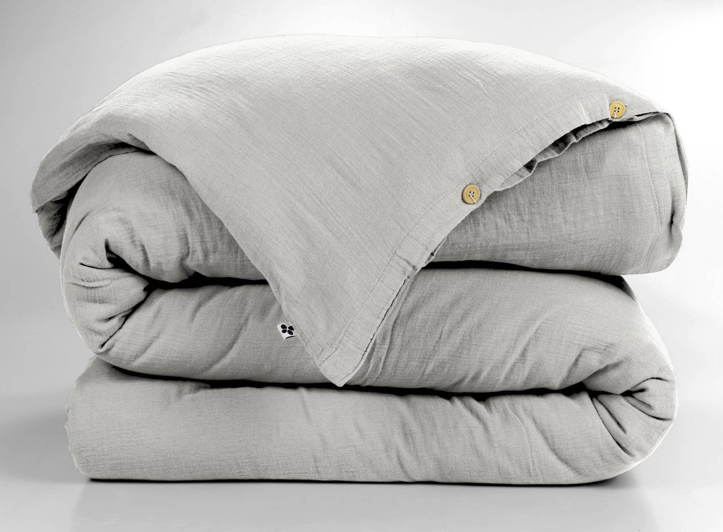 Housse de couette Gaze de Coton 260 x 240 cm GAÏA Nuage