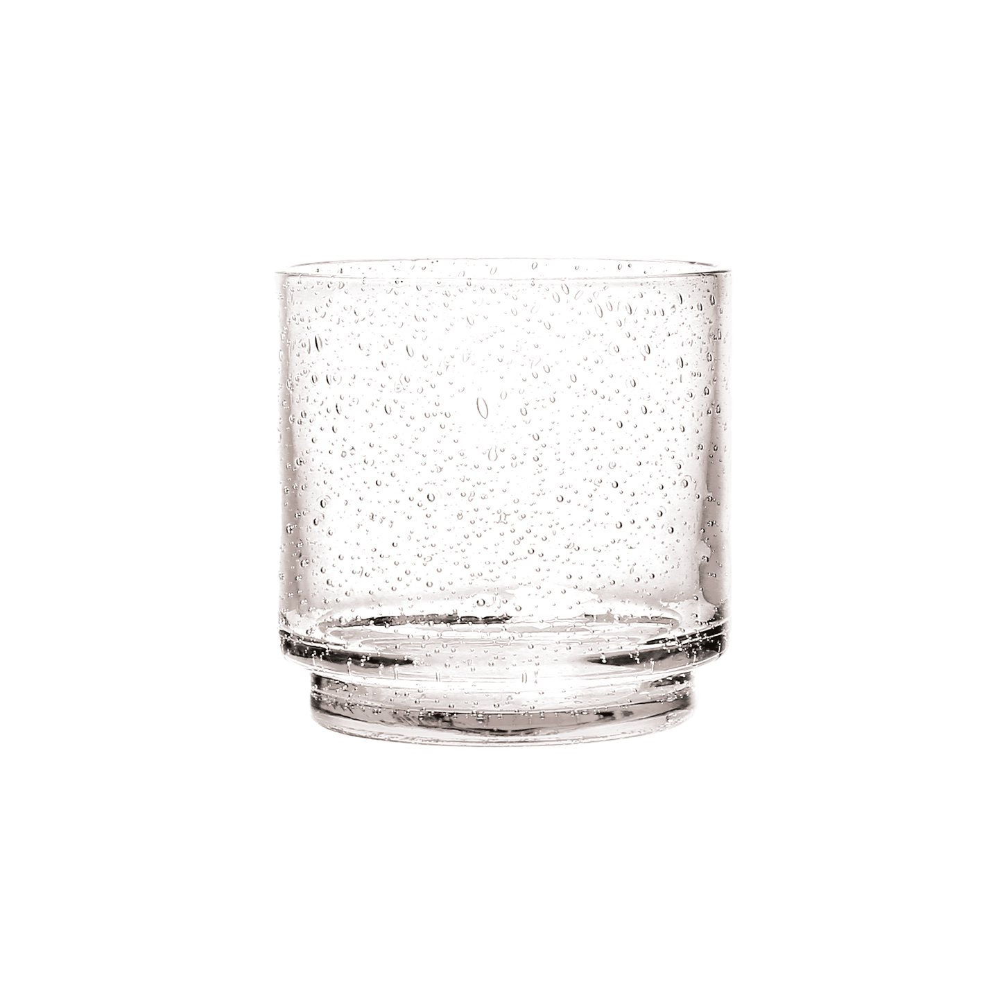 Verre gobelet bouli transparent empilable D8,5 H8,5cm