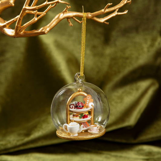 Boule de Noël en forme de dôme pour thé