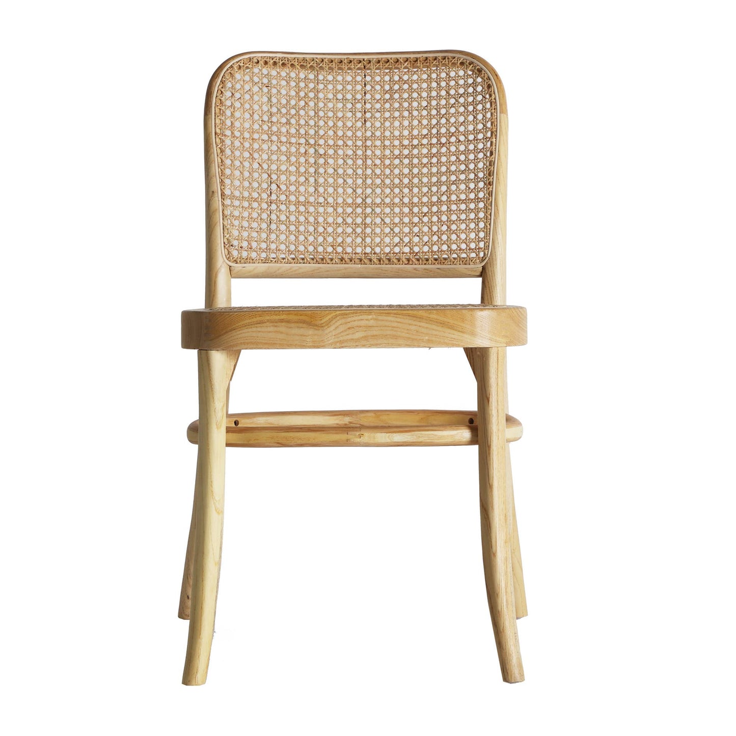 Chaise Kleive, bois d'orme, naturel, 45x52x81cm