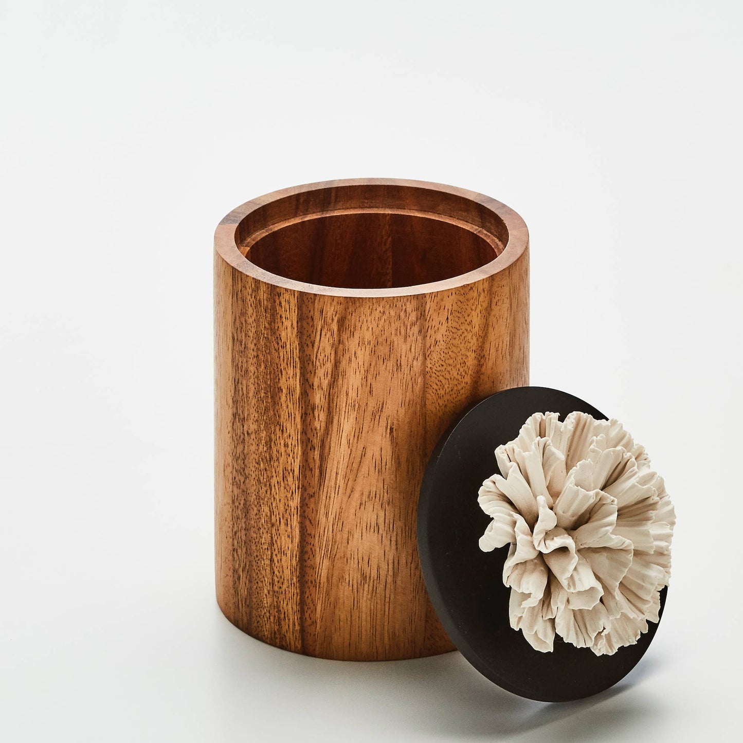 Boîte en bois et porcelaine - CYLA L