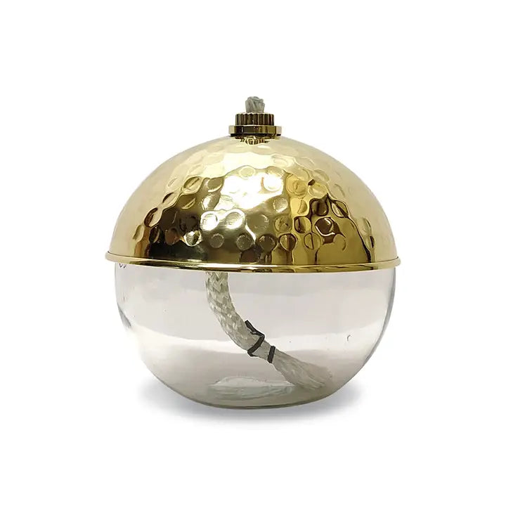 Lampe À Huile Dorée Léa