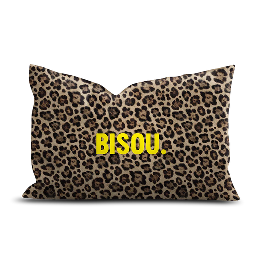 Coussin Podevache Léopard Bisou