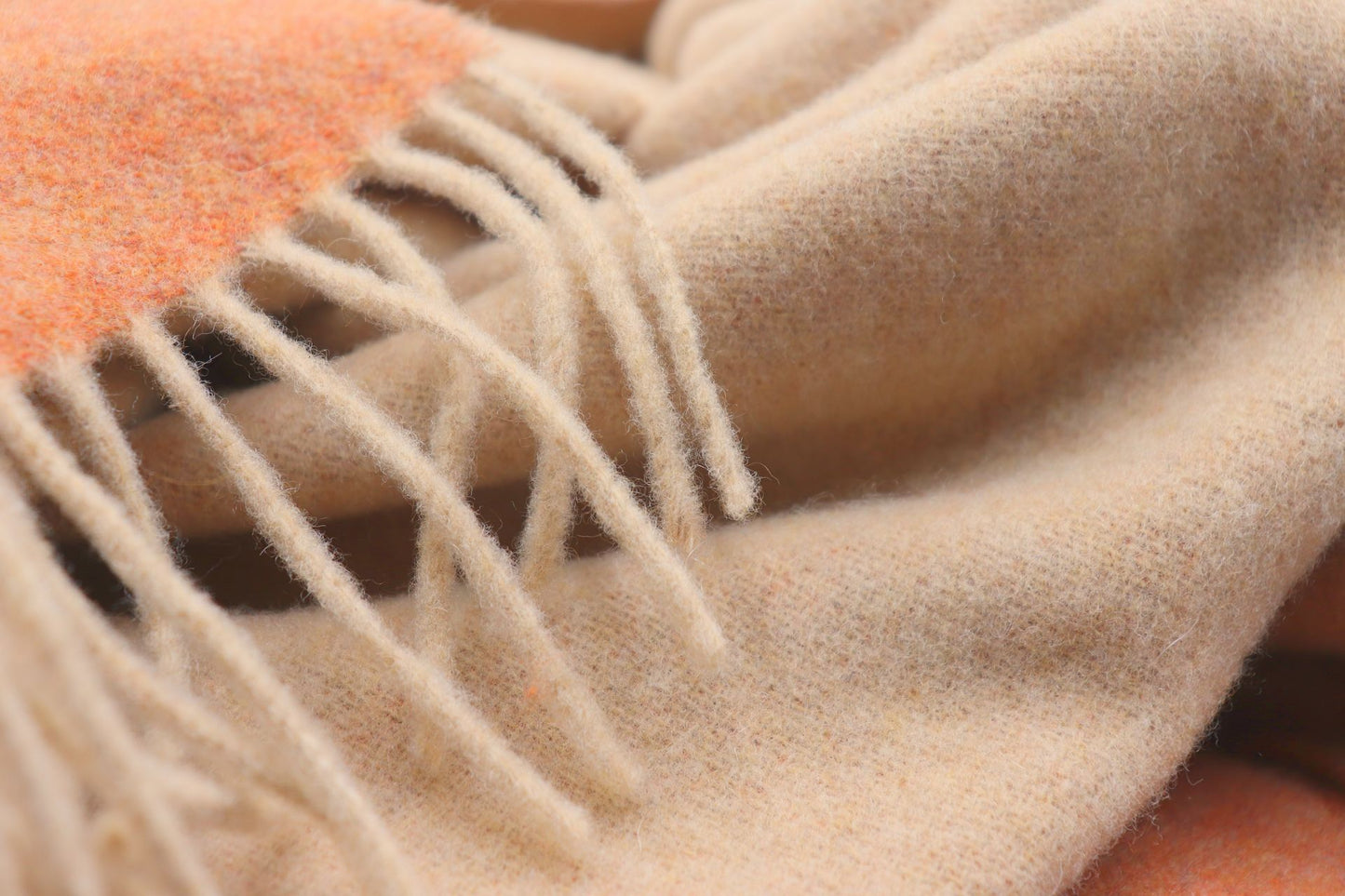 Plaid en Cachemire Sand