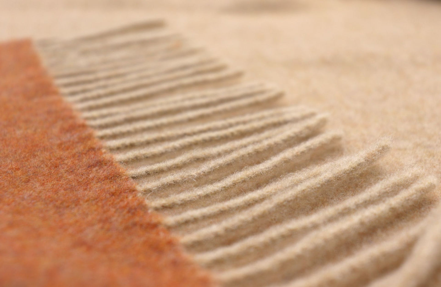 Plaid en Cachemire Sand