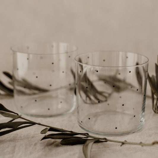 Verres à boire Pois lot de 2