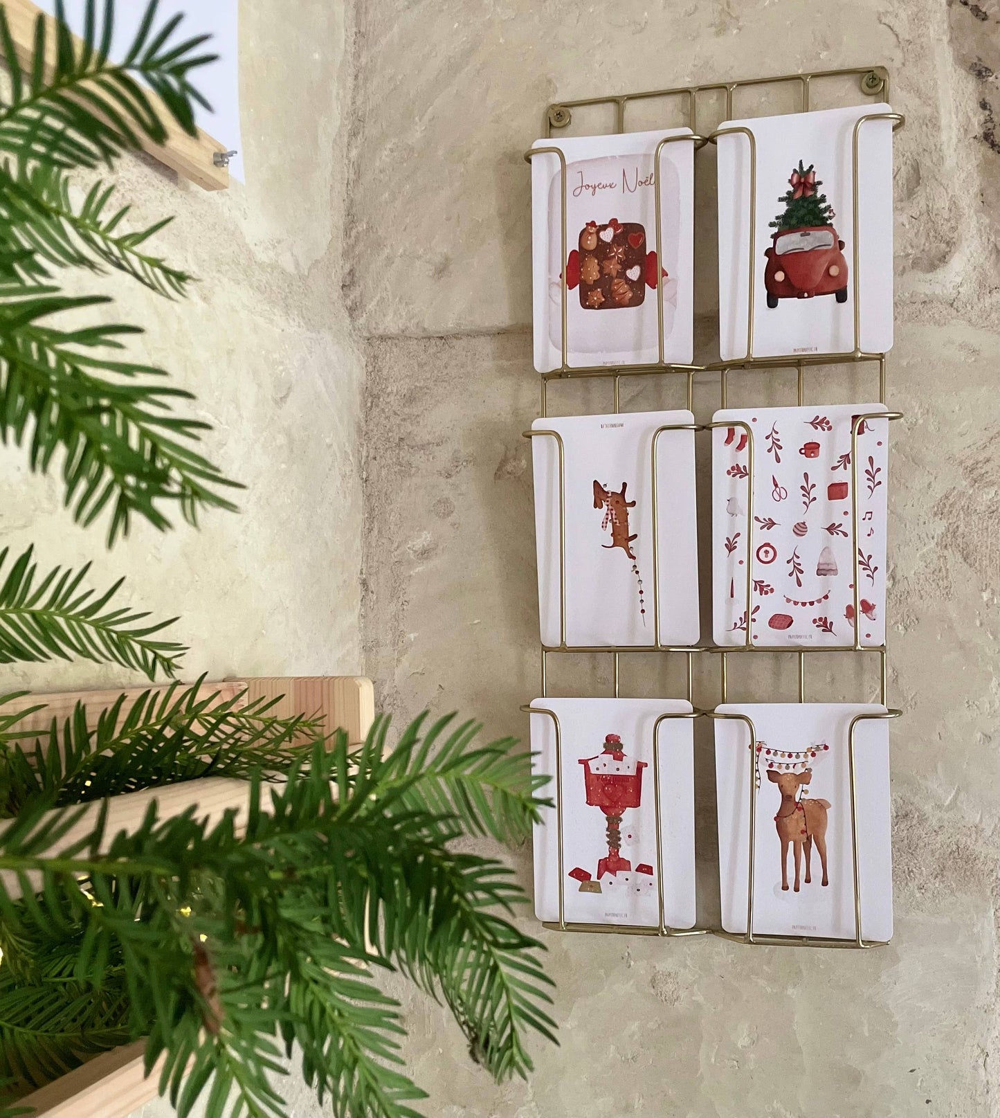 Carte Postale / Card "Pâtisseries de Noël"