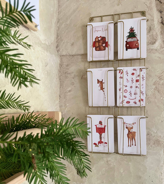 Carte Postale / Card "Pâtisseries de Noël"