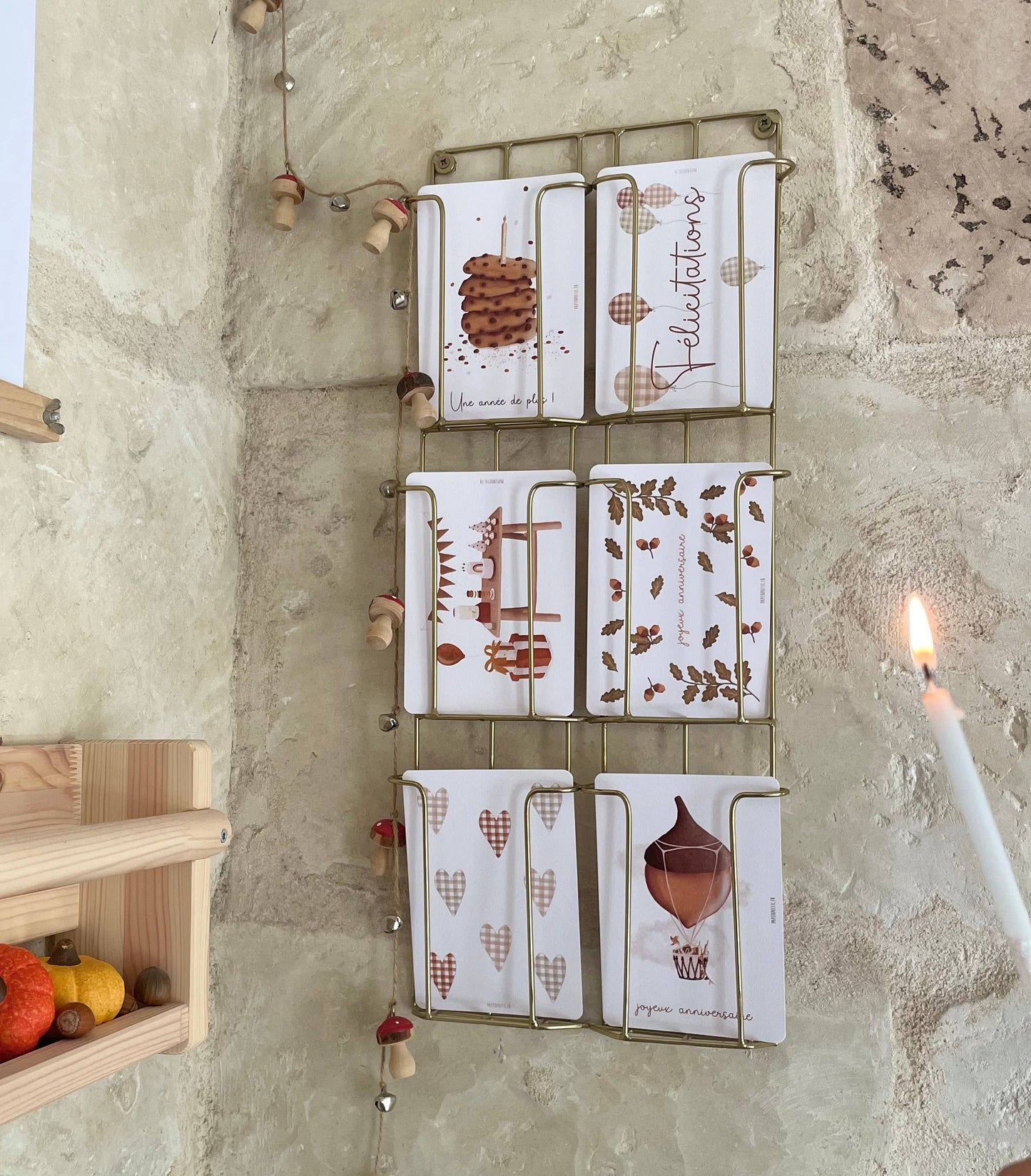 Carte Postale / Card "Anniversaire Cookies"