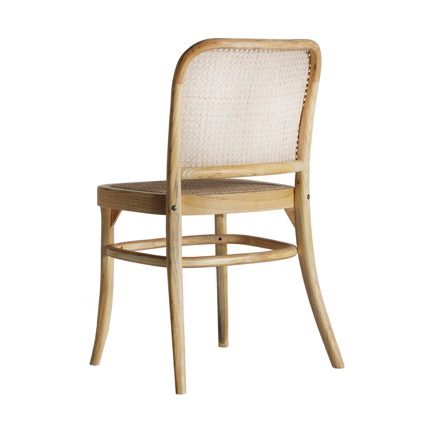 Chaise Kleive, bois d'orme, naturel, 45x52x81cm