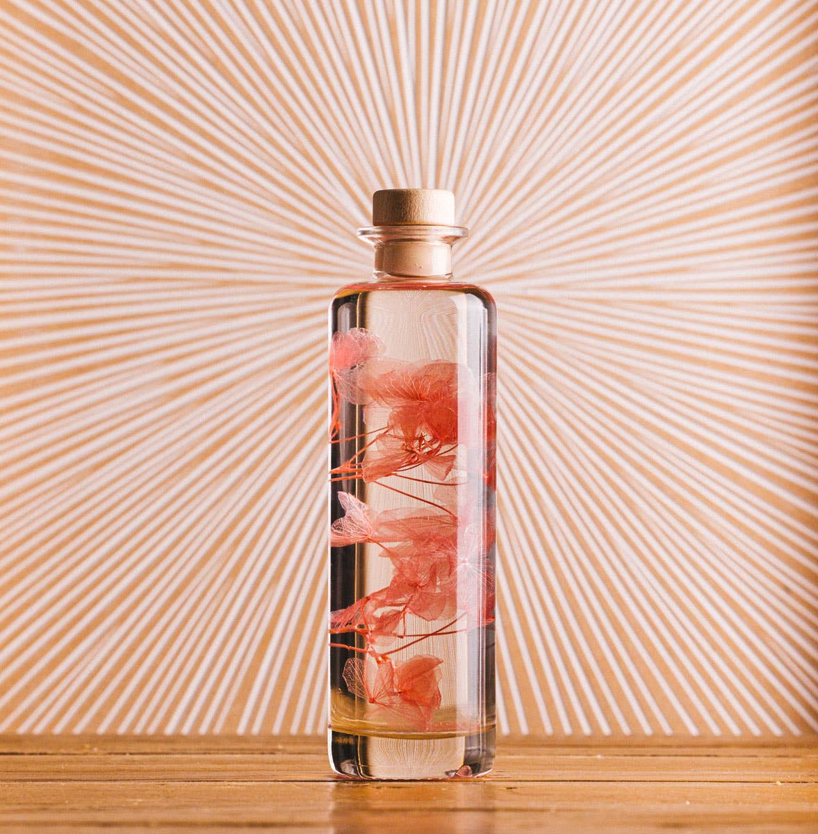 L'Herbarium Hortensia rose - Fleur immergée