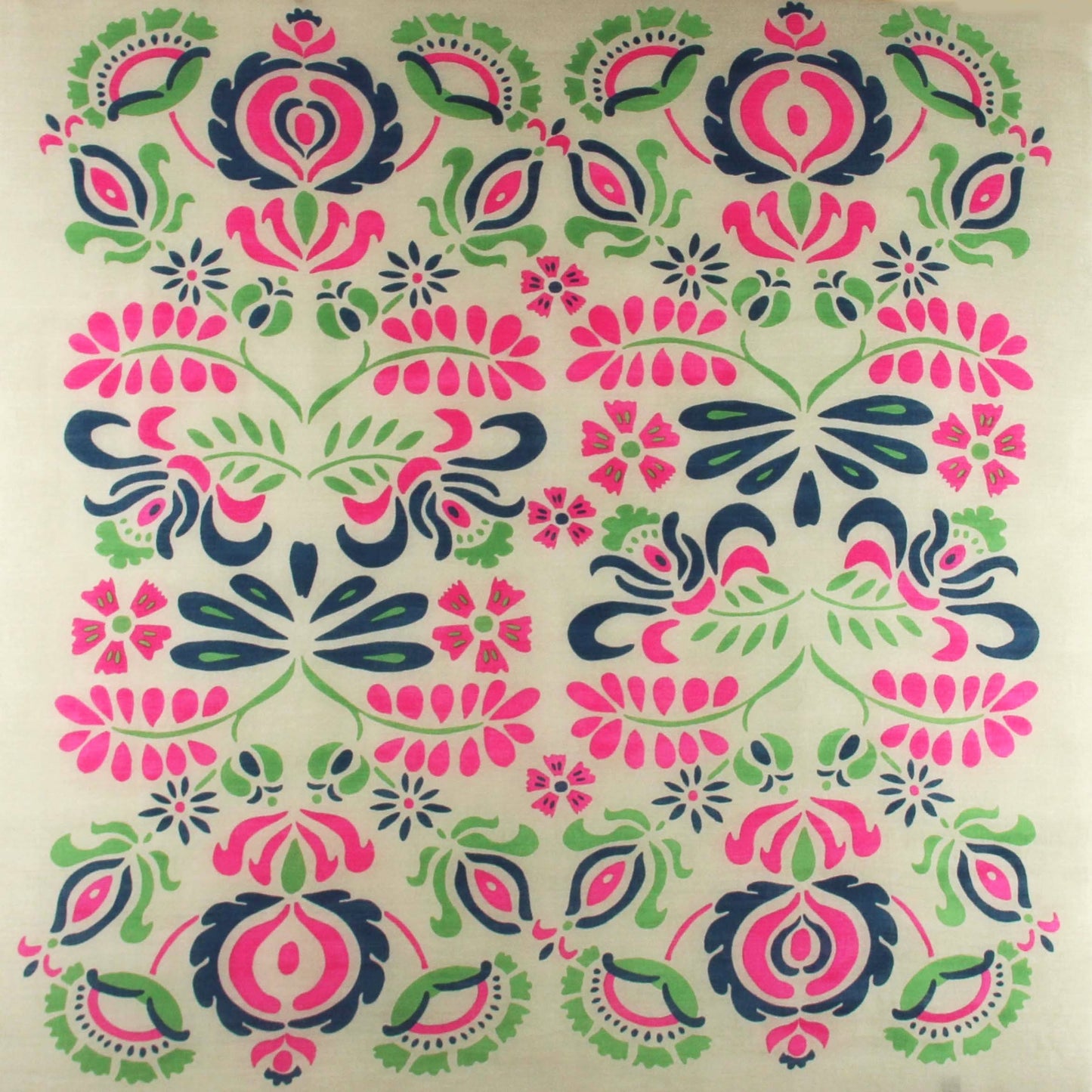 Carré Laine Tatiana Fushia