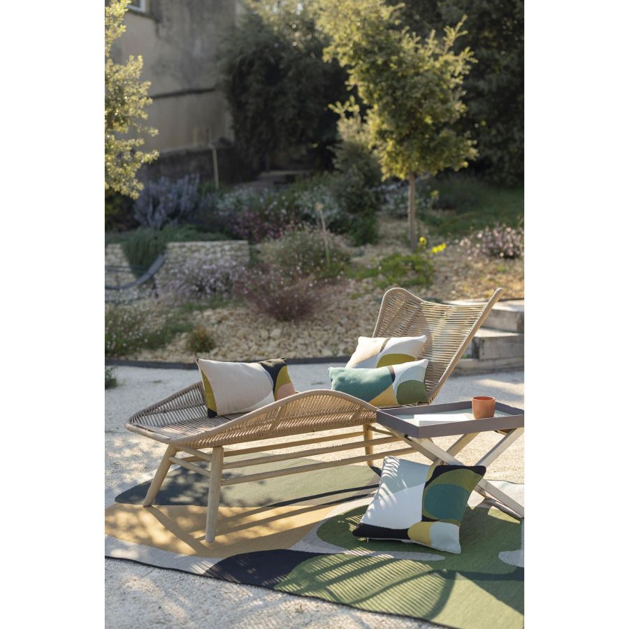 Coussin Leana outdoor Moka 30 x 50