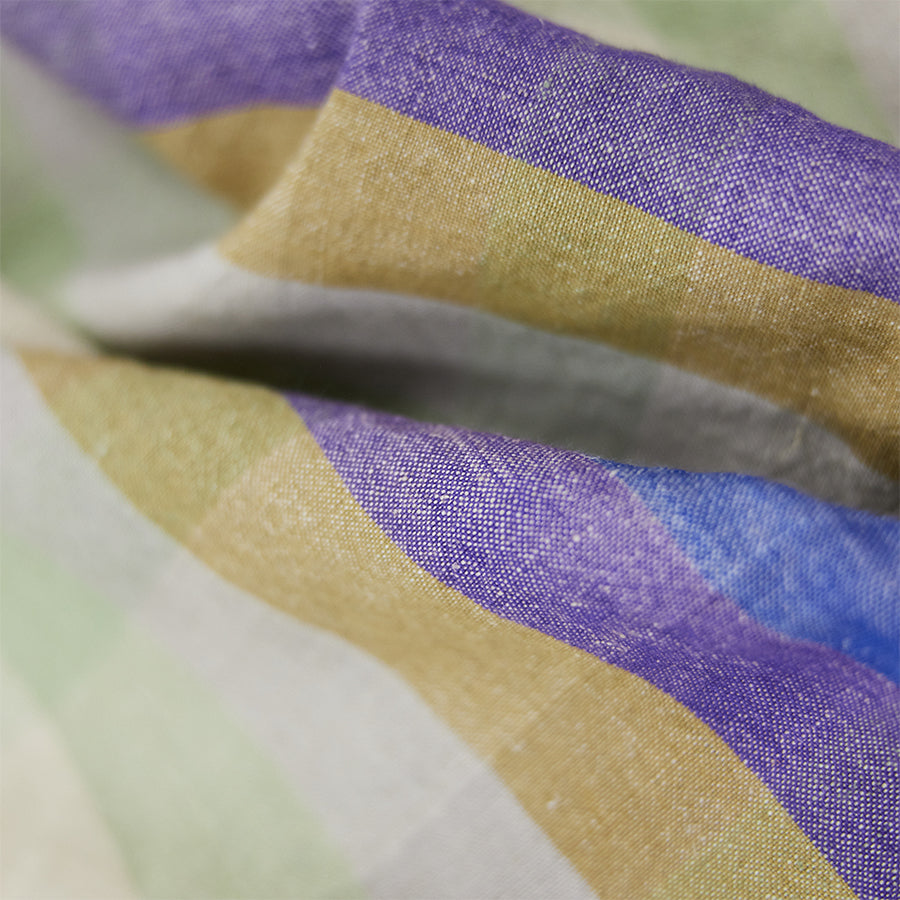 Torchon 60% Lin, 40% coton Cobalt