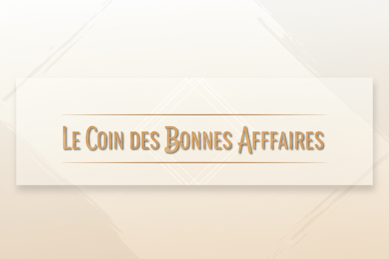 Le coin des bonnes affaires