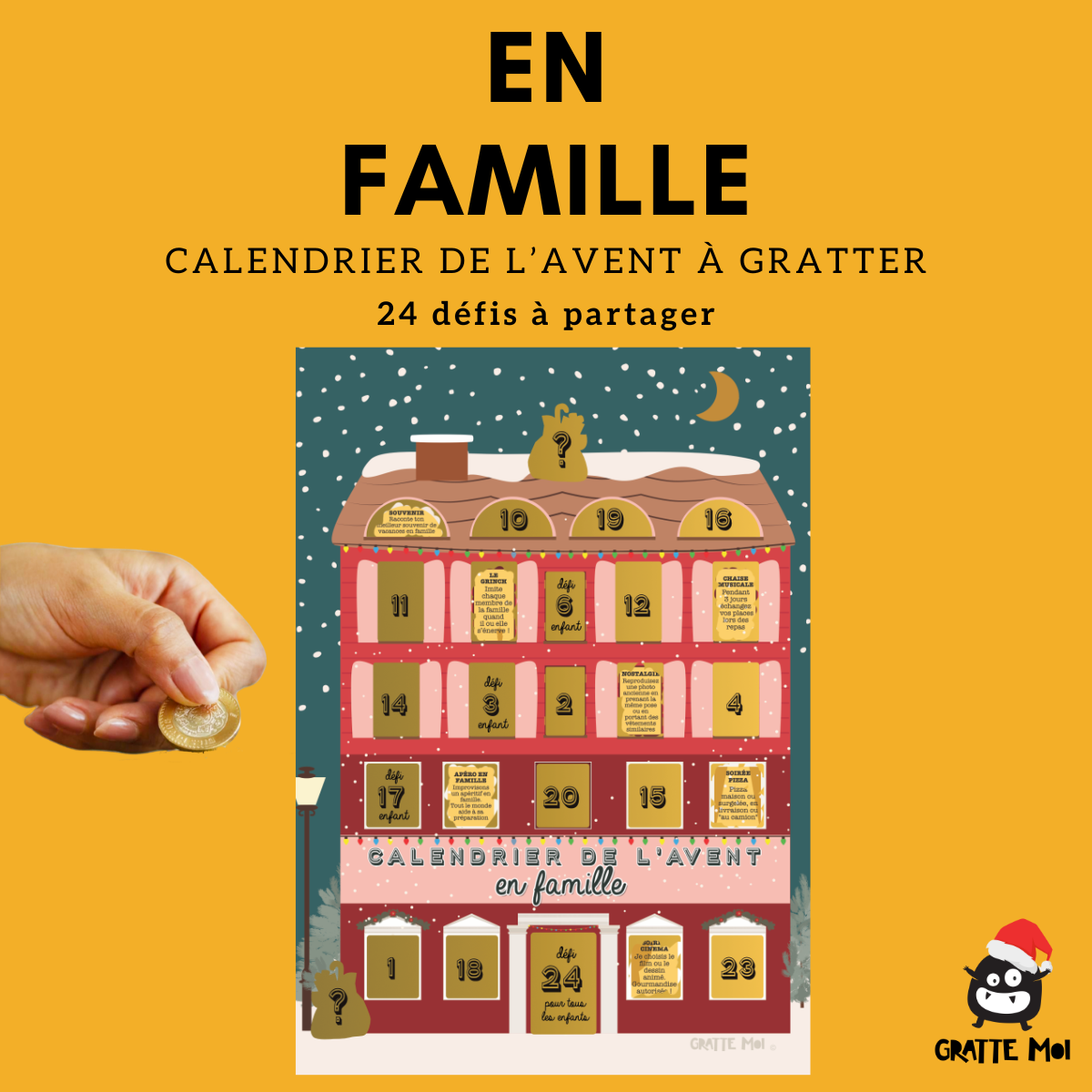 En famille  - Calendrier de l'Avent - Attendre Noël