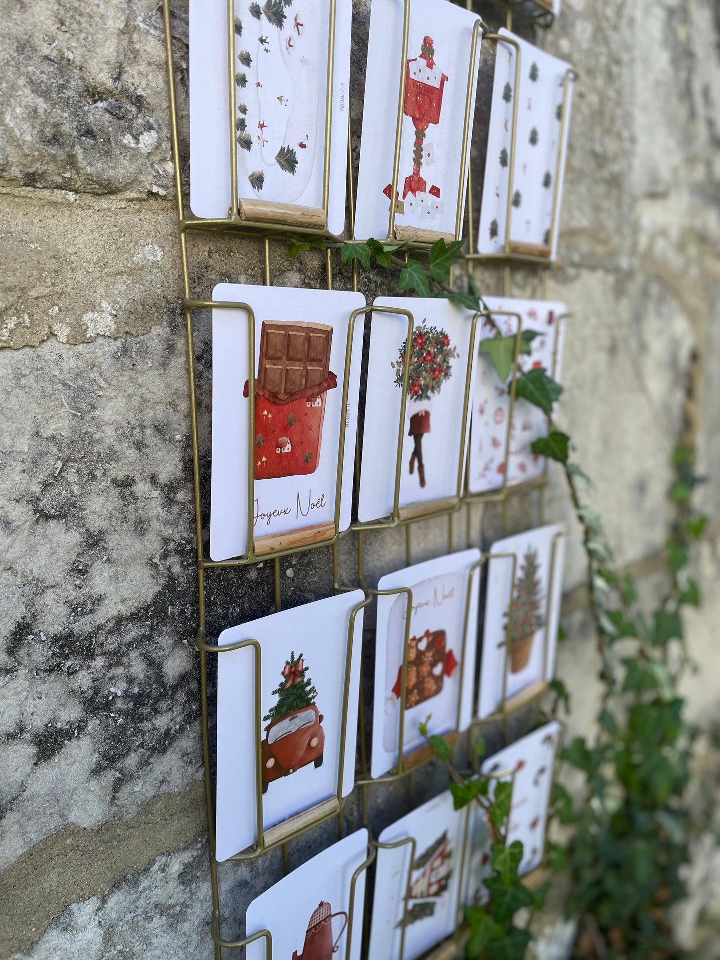 Carte Postale / Card "En voiture sapin"