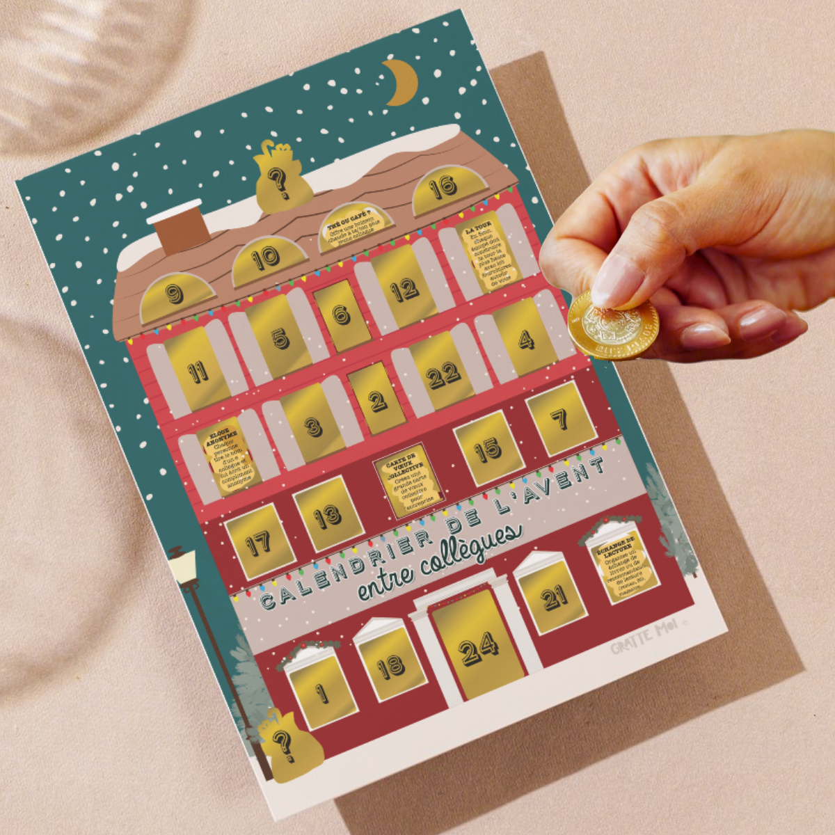 Entre collègues - Calendrier de l'Avent - Attendre Noel