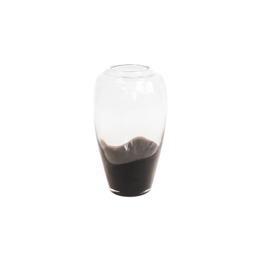 Grand vase HV de forme confortable, dipdye, 18 x 30 cm