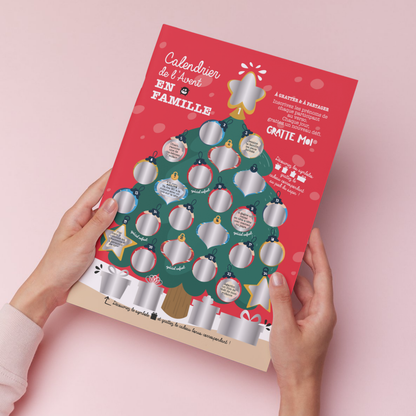 Calendrier de l’Avent défis en famille avant Noël