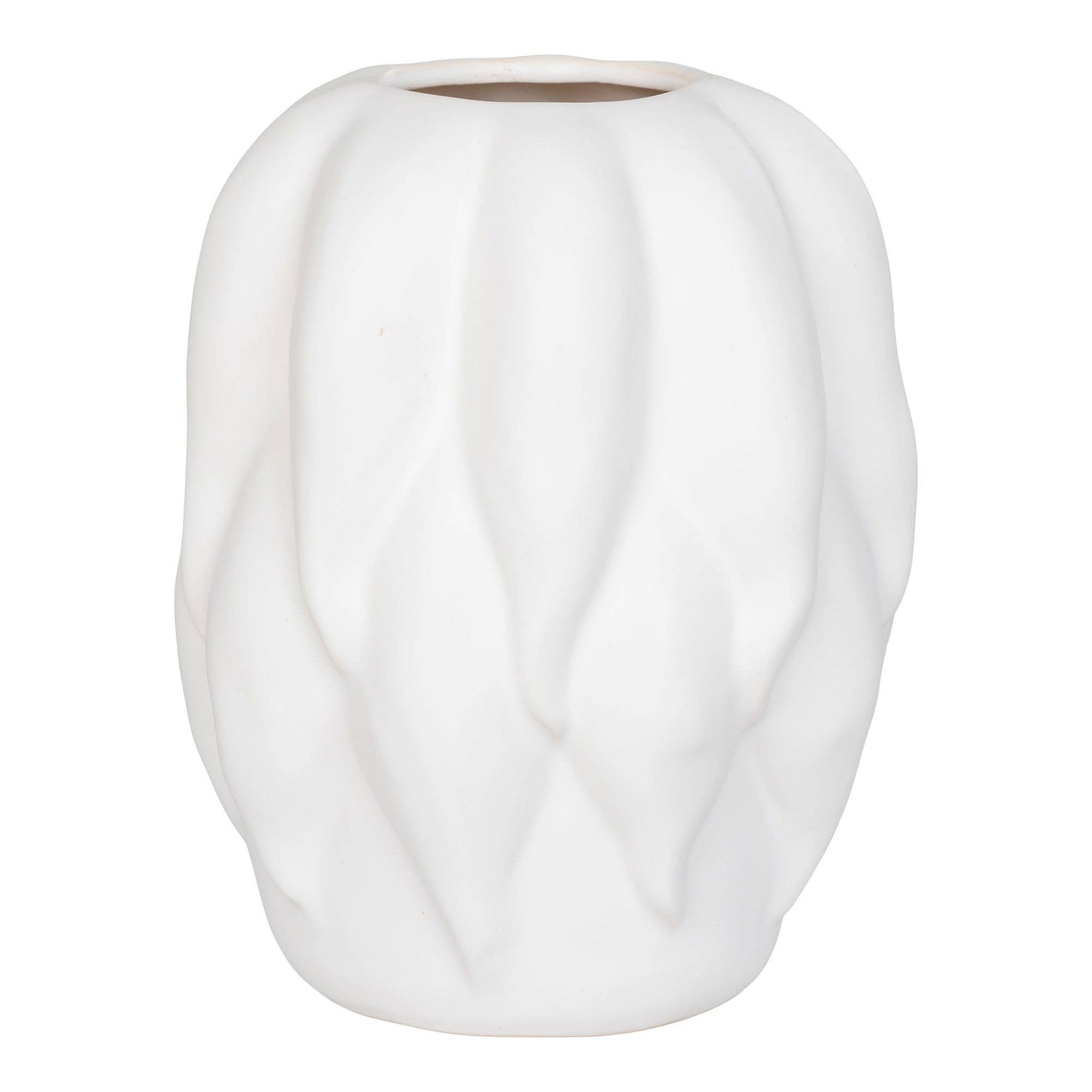 Vase - Vase. Céramique. Beige. 19,5x19,5x26 cm