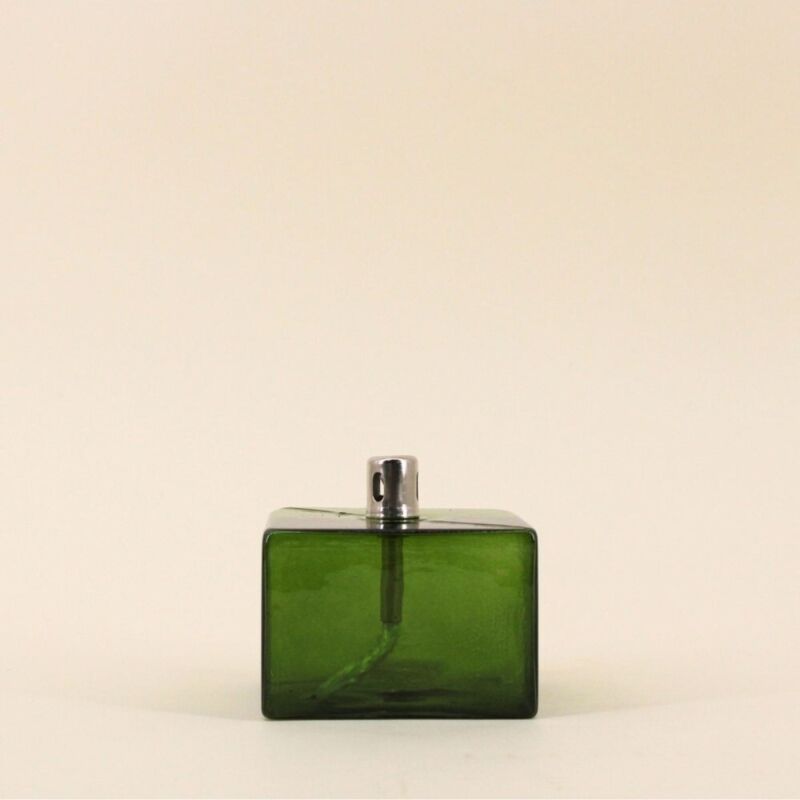 Lampe à huile Cube Green