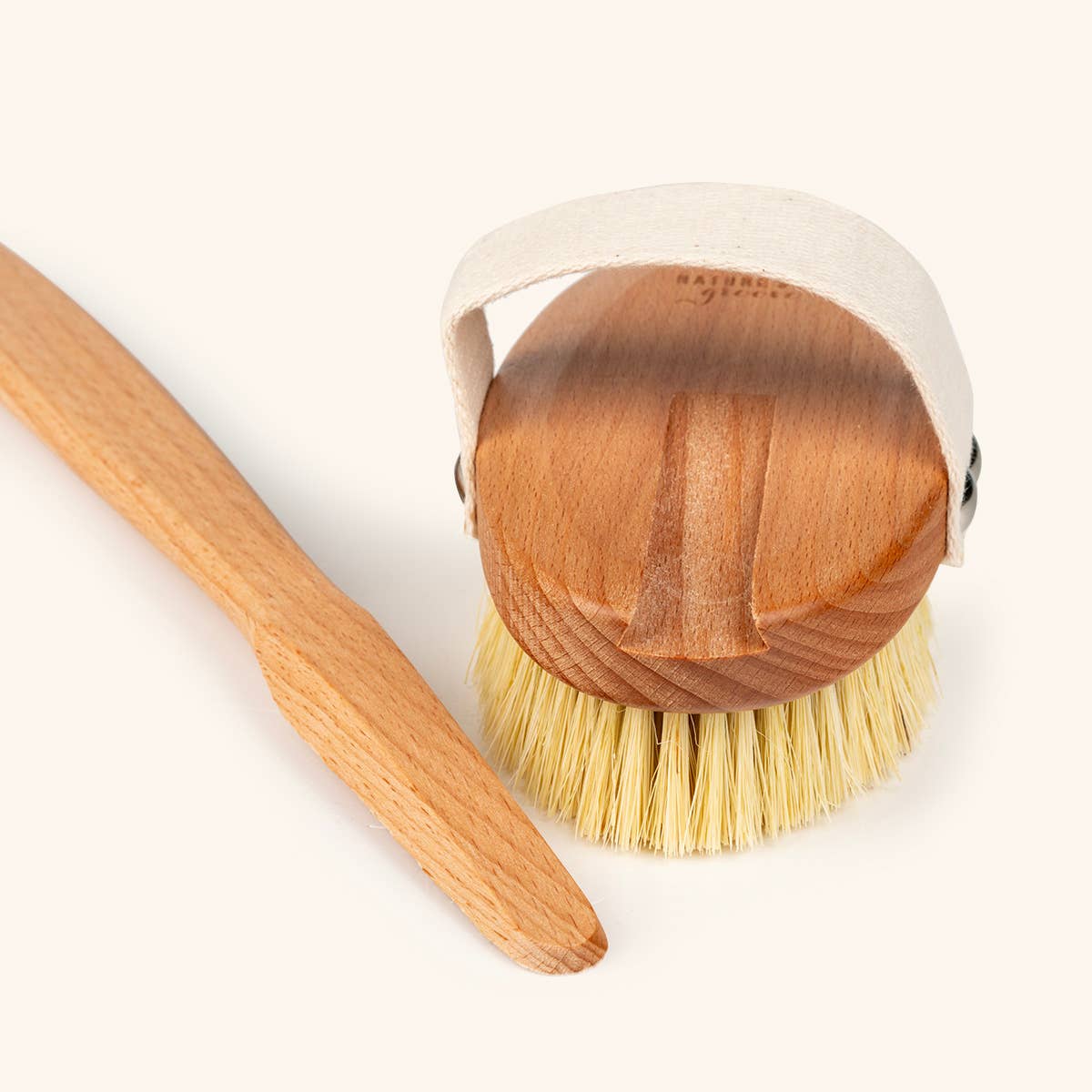 Brosse pour le corps 100 % vegan avec manche amovible