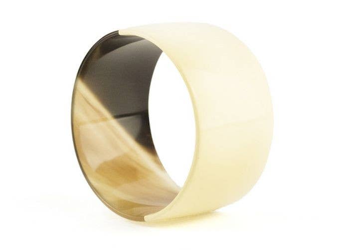 Bracelet Large Laqué Ivoire