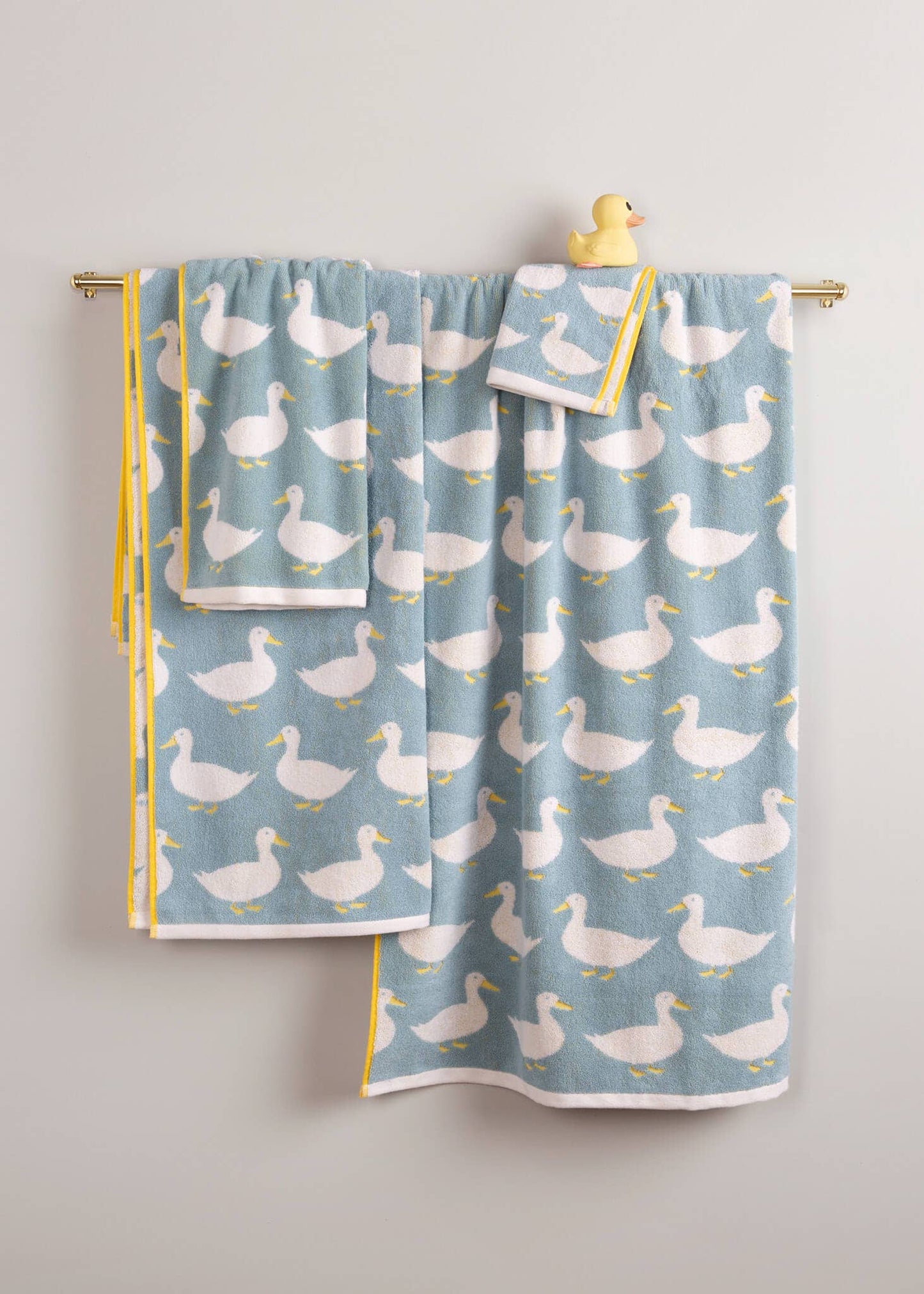 Serviettes en coton biologique Waddling Ducks