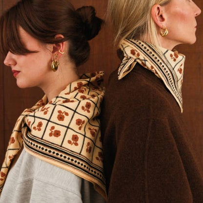 Grand foulard sister - latte