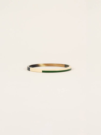 Bracelet Lierre beige et kaki