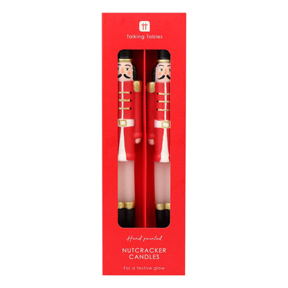 Bougies de Dîner de Noël Casse-Noisette - Lot de 2