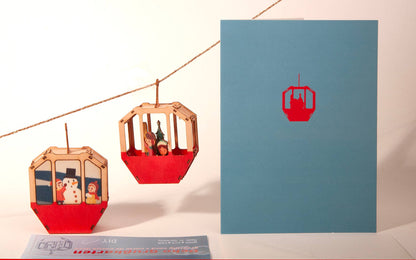Carte de vœux décorative 3D Gondola (copie)