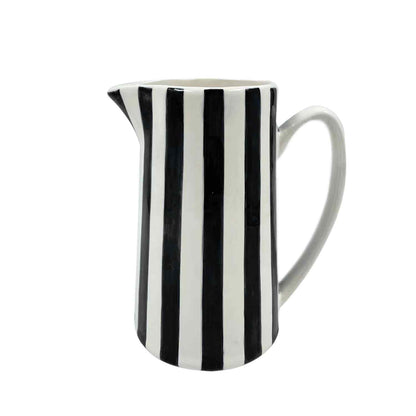 Pichet rayure gm noir