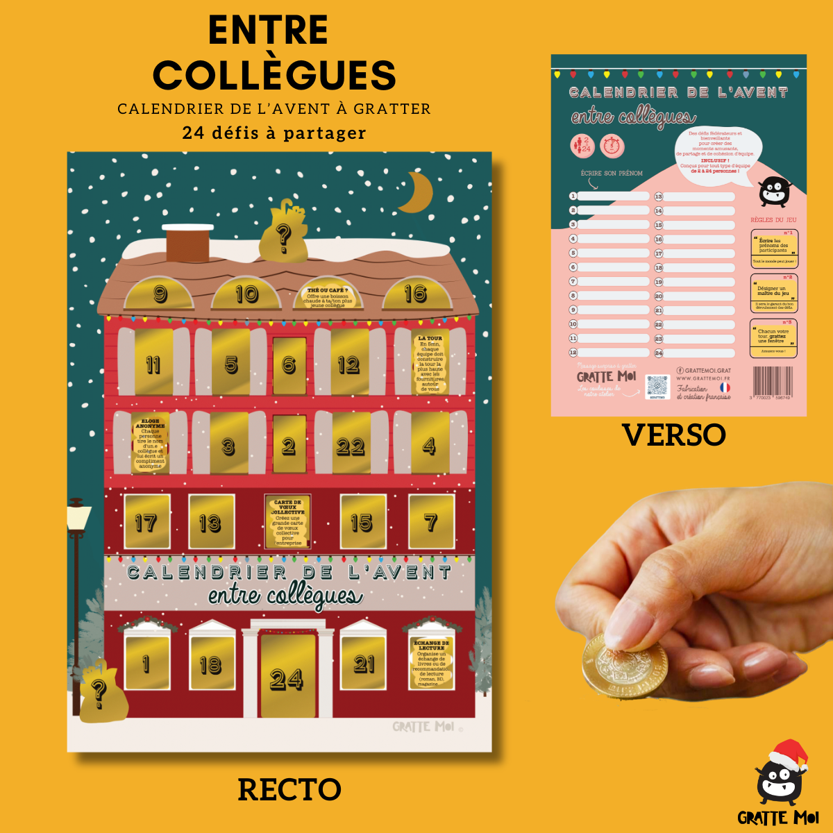 Entre collègues - Calendrier de l'Avent - Attendre Noel