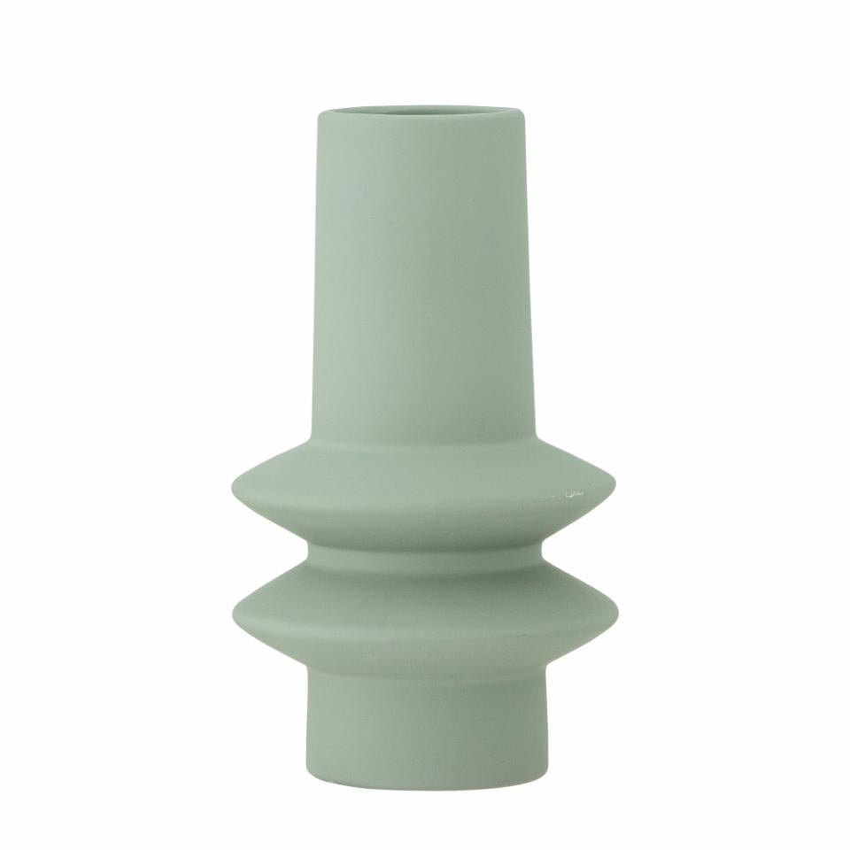 Isold Vase, Vert, Grès