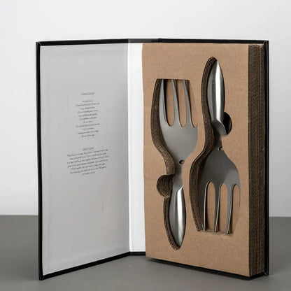 Ensemble de couverts à salade BYON Design Insalata - Argent