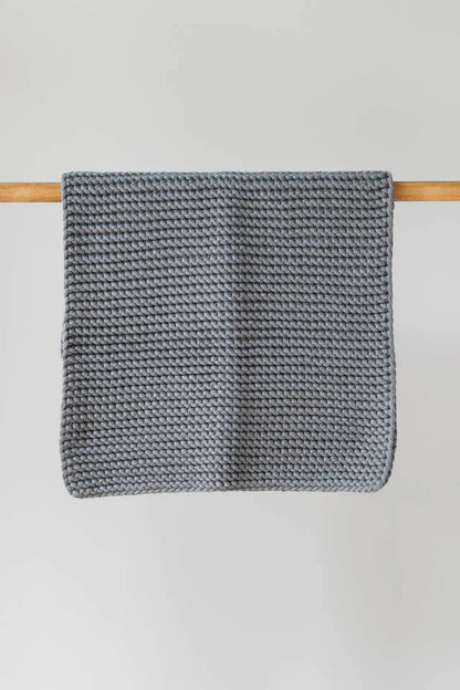 Tapis de bain tricotés à la main 100 % coton – Deux couleurs