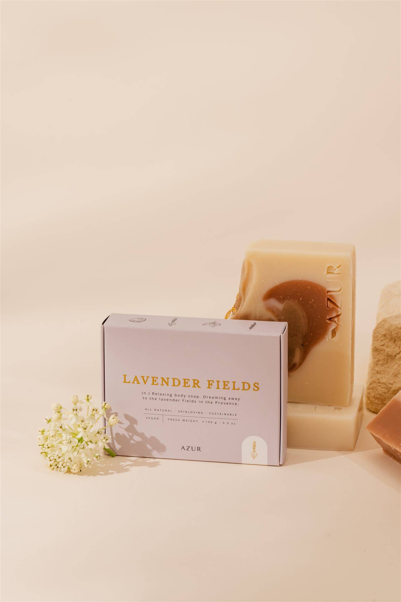 LAVENDER FIELDS | savon solide naturel pour le corps