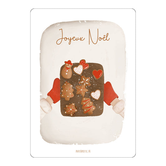 Carte Postale / Card "Pâtisseries de Noël"