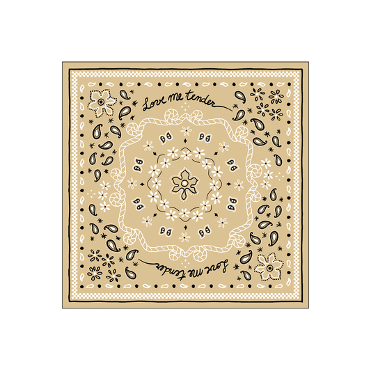 Serviette papier bandana beige x20