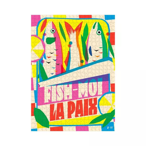 Puzzle 1000 pièces - Fish-moi la paix (La belle-iloise)