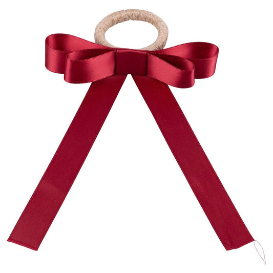 Rond de SERVIETTE NŒUD ROUGE 14CM